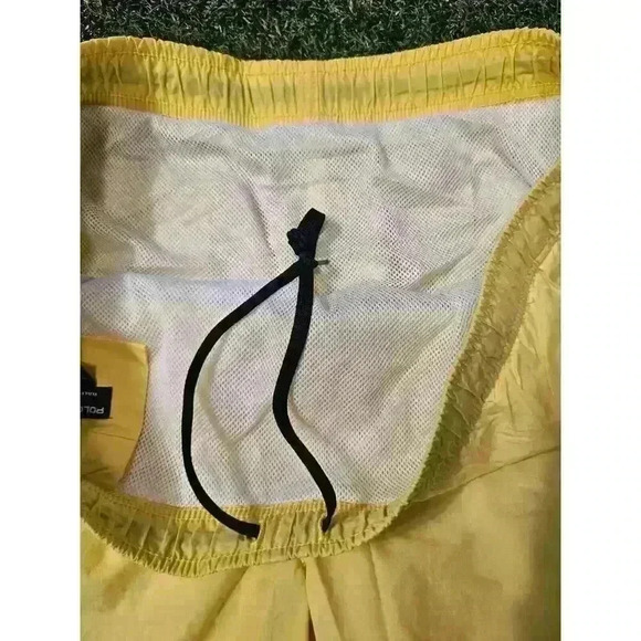 Polo Sport Ralph Lauren Swim Trunks Shorts Men’s Size Large Yellow Y2K - Picture 4 of 5